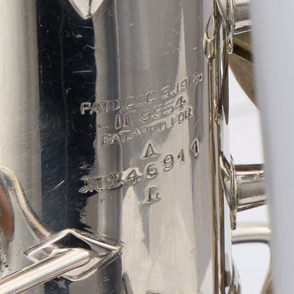 C.G. Conn Transitional Professional Alto Saxophone in Silver Plate