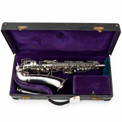 C.G. Conn Transitional Professional Alto Saxophone in Silver Plate