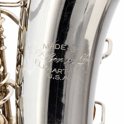 C.G. Conn Transitional Professional Alto Saxophone in Silver Plate