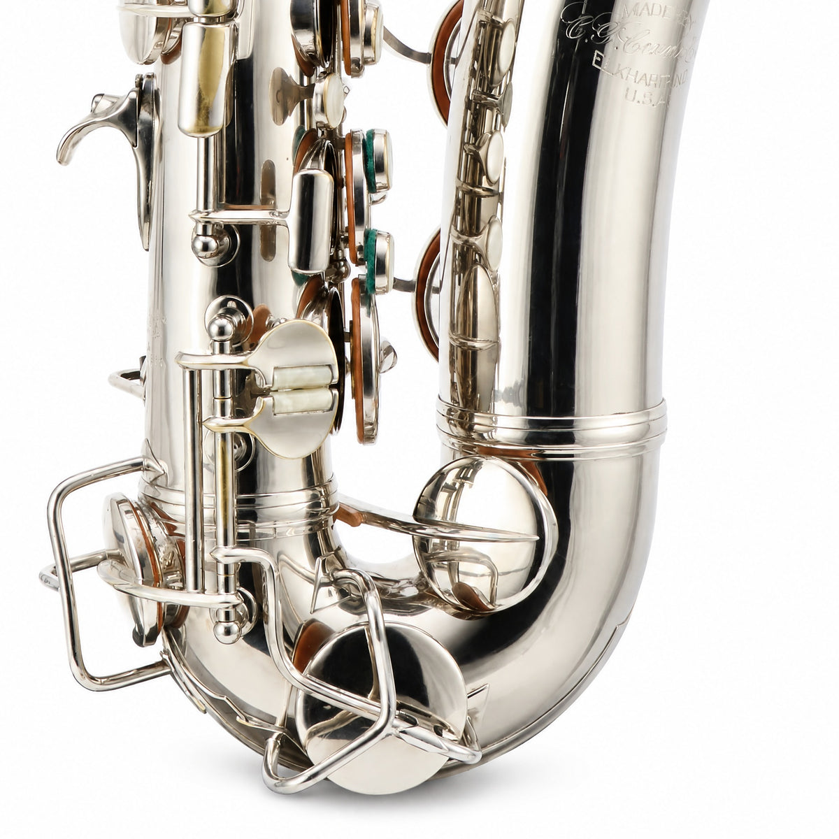 C.G. Conn Transitional Professional Alto Saxophone in Silver Plate