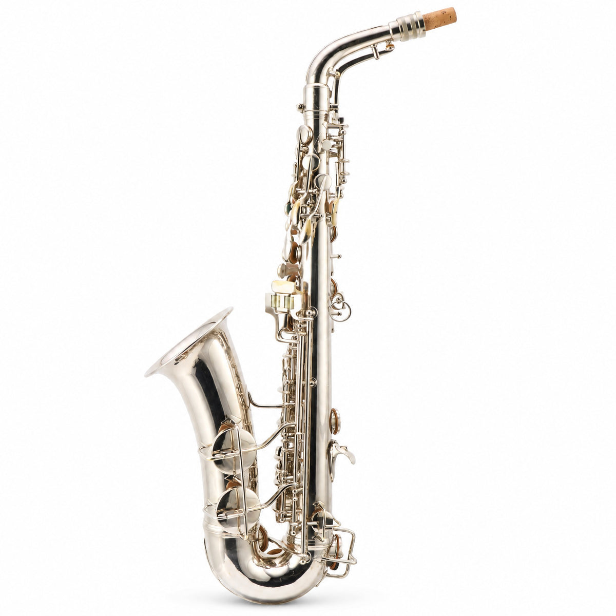 C.G. Conn Transitional Professional Alto Saxophone in Silver Plate