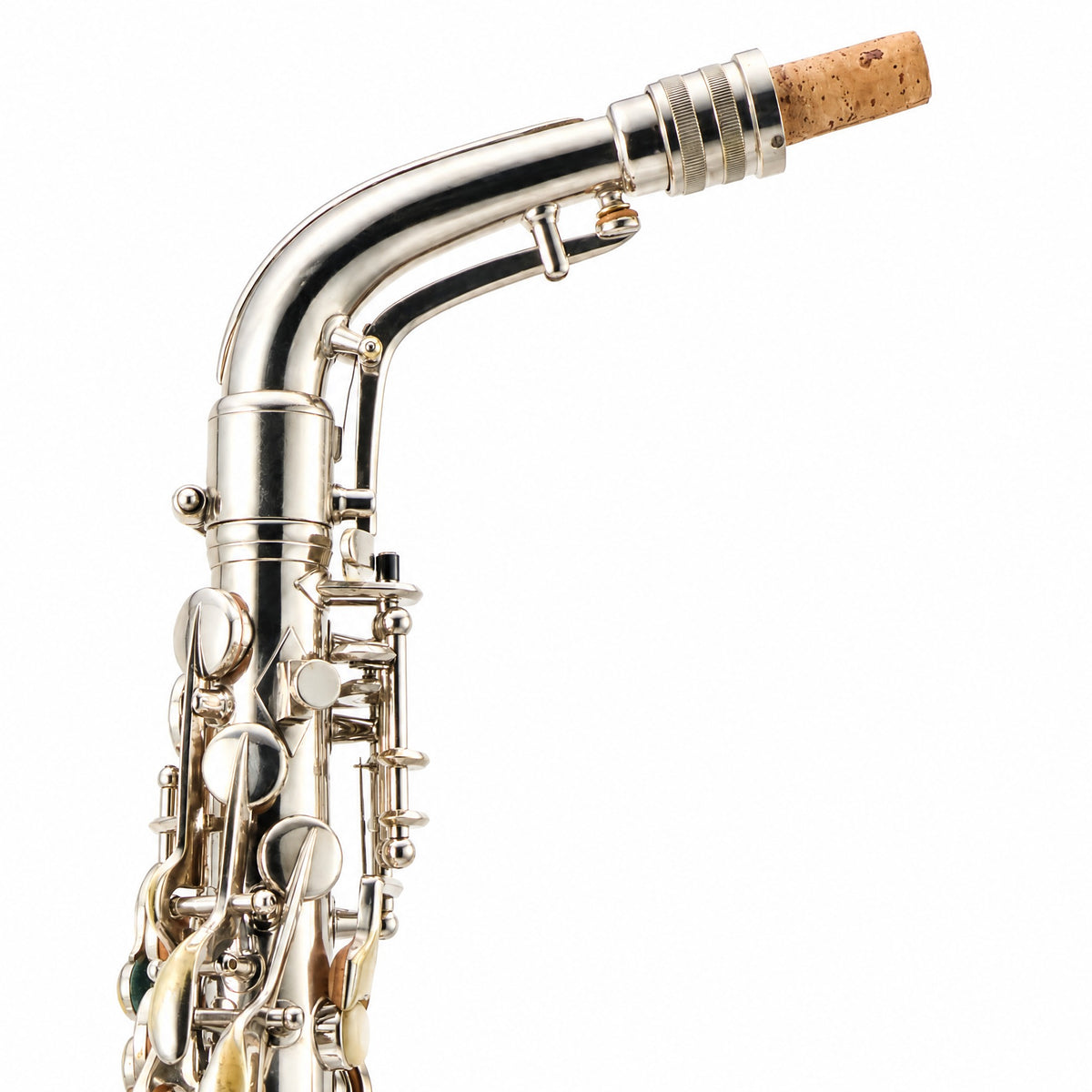 C.G. Conn Transitional Professional Alto Saxophone in Silver Plate