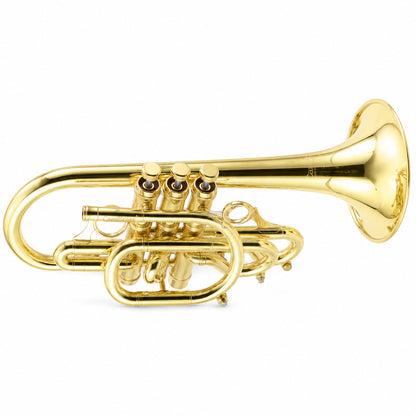 CarolBrass 7772R Professional C Cornet in Clear Lacquer