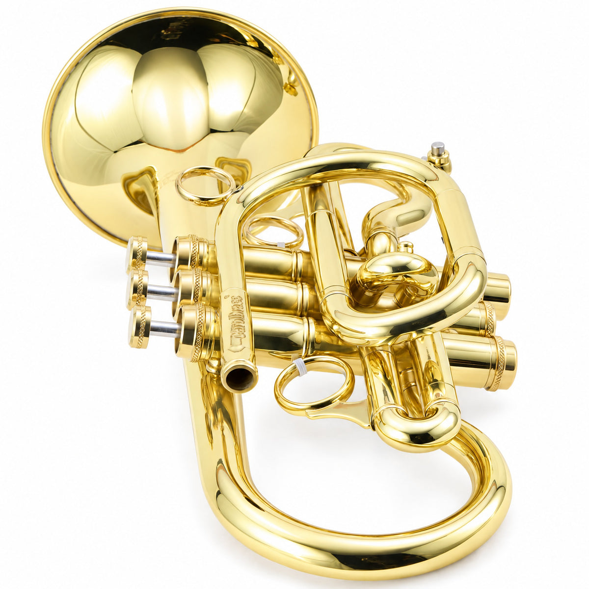 CarolBrass 7772R Professional C Cornet in Clear Lacquer