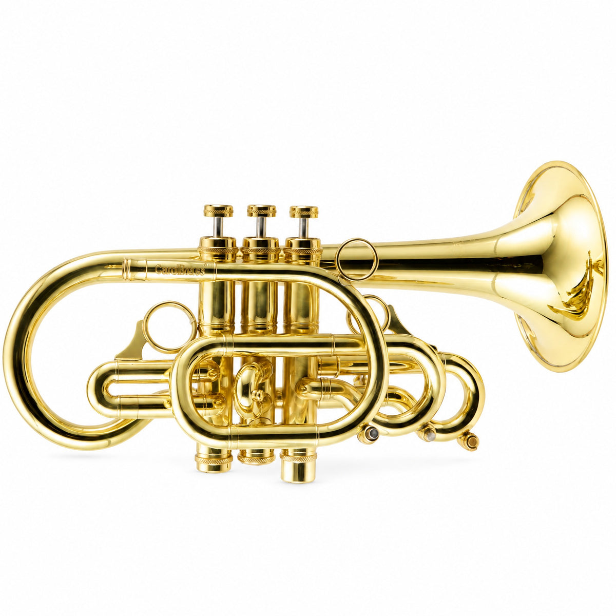 CarolBrass 7772R Professional C Cornet in Clear Lacquer