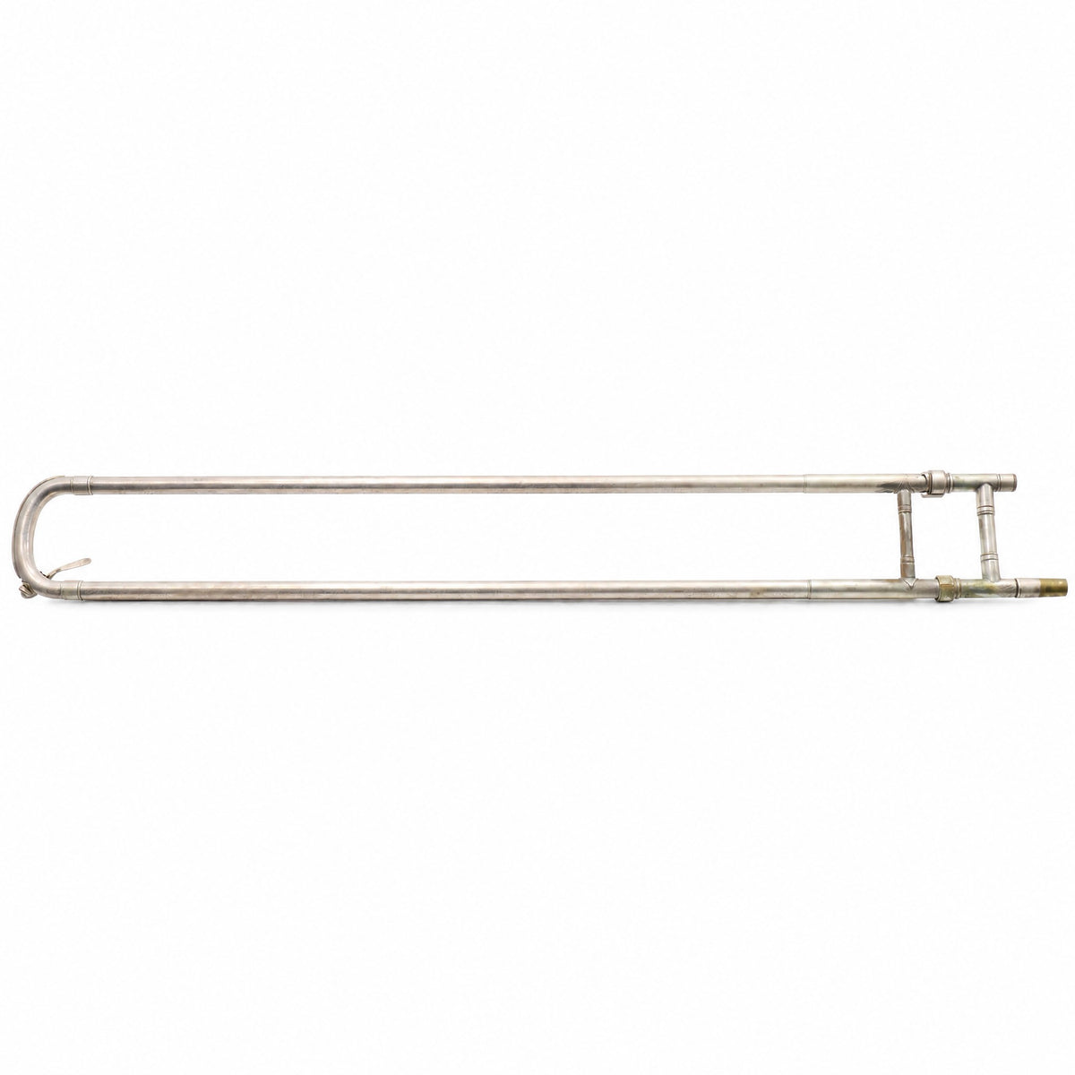 Cavalier Student Straight Tenor Trombone in Silver Plate RESTORATION PROJECT