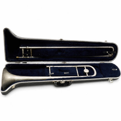 Cavalier Student Straight Tenor Trombone in Silver Plate RESTORATION PROJECT