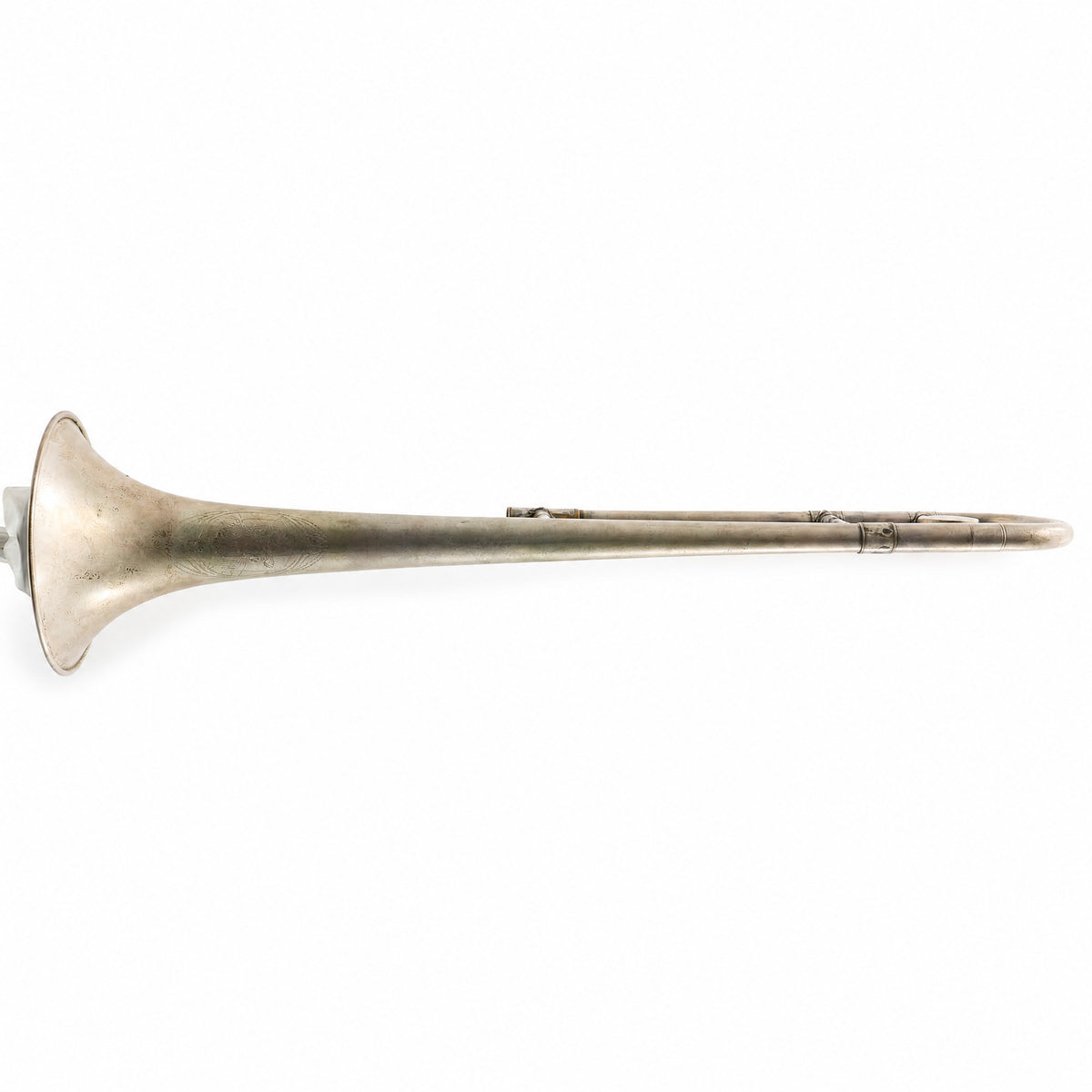 Cavalier Student Straight Tenor Trombone in Silver Plate RESTORATION PROJECT