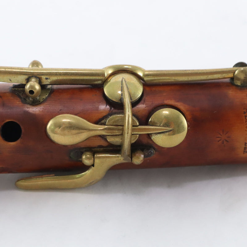 Charles Sax Clarinet in C Circa 1850 VERY RARE! HISTORIC COLLECTION- for sale at BrassAndWinds.com