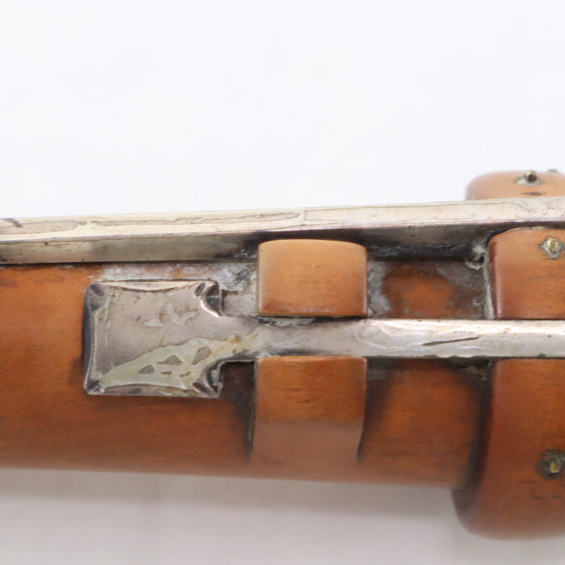 Clementi Boxwood Clarinet in C Circa 1830 Silver Keys HISTORIC COLLECTION- for sale at BrassAndWinds.com