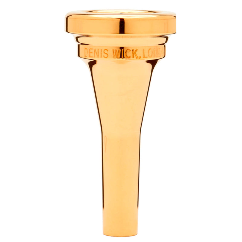 Denis Wick Model DW4880E-6BY Classic 6BY Euphonium Mouthpiece in Gold Plate BRAND NEW- for sale at BrassAndWinds.com