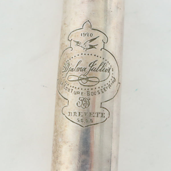 Djalma Julliot Handmade Solid Silver Flute SN 1677 HISTORIC COLLECTION- for sale at BrassAndWinds.com