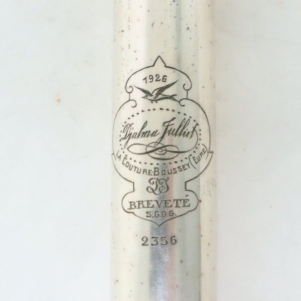 Djalma Julliot Handmade Solid Silver Flute SN 2356 HISTORIC COLLECTION- for sale at BrassAndWinds.com