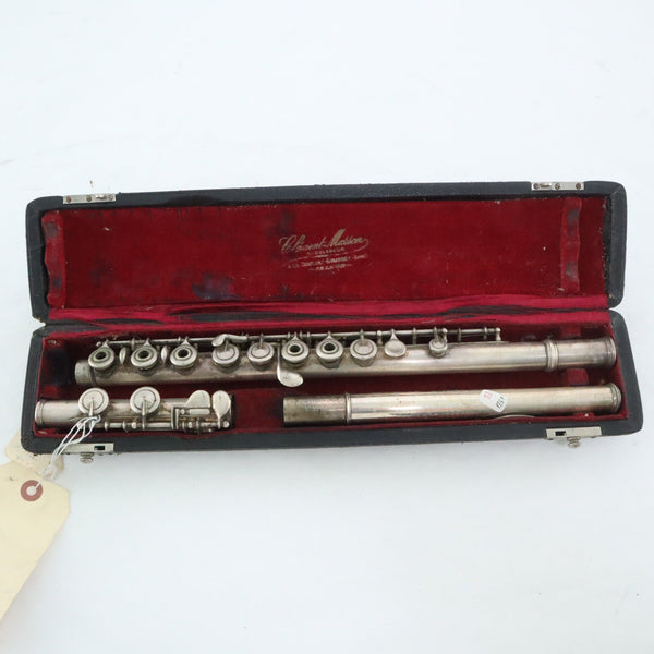 Djalma Julliot Handmade Solid Silver Flute SN 2356 HISTORIC COLLECTION- for sale at BrassAndWinds.com