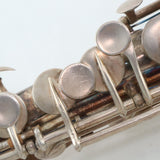Early Buffet Crampon Soprano Saxophone in Silver Plate HISTORIC COLLECTION- for sale at BrassAndWinds.com