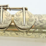 Early Evette Schaeffer Soprano Saxophone in Gold Plate HISTORIC COLLECTION- for sale at BrassAndWinds.com