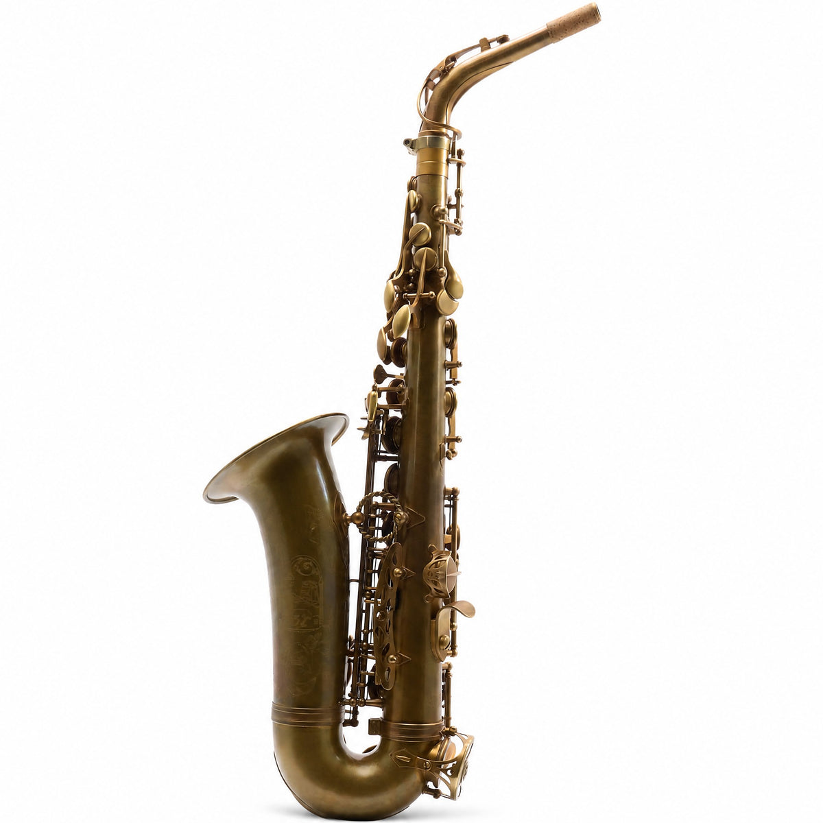 Eastman EAS852 '52nd Street' Professional Alto Saxophone in Aged Unlacquered Brass