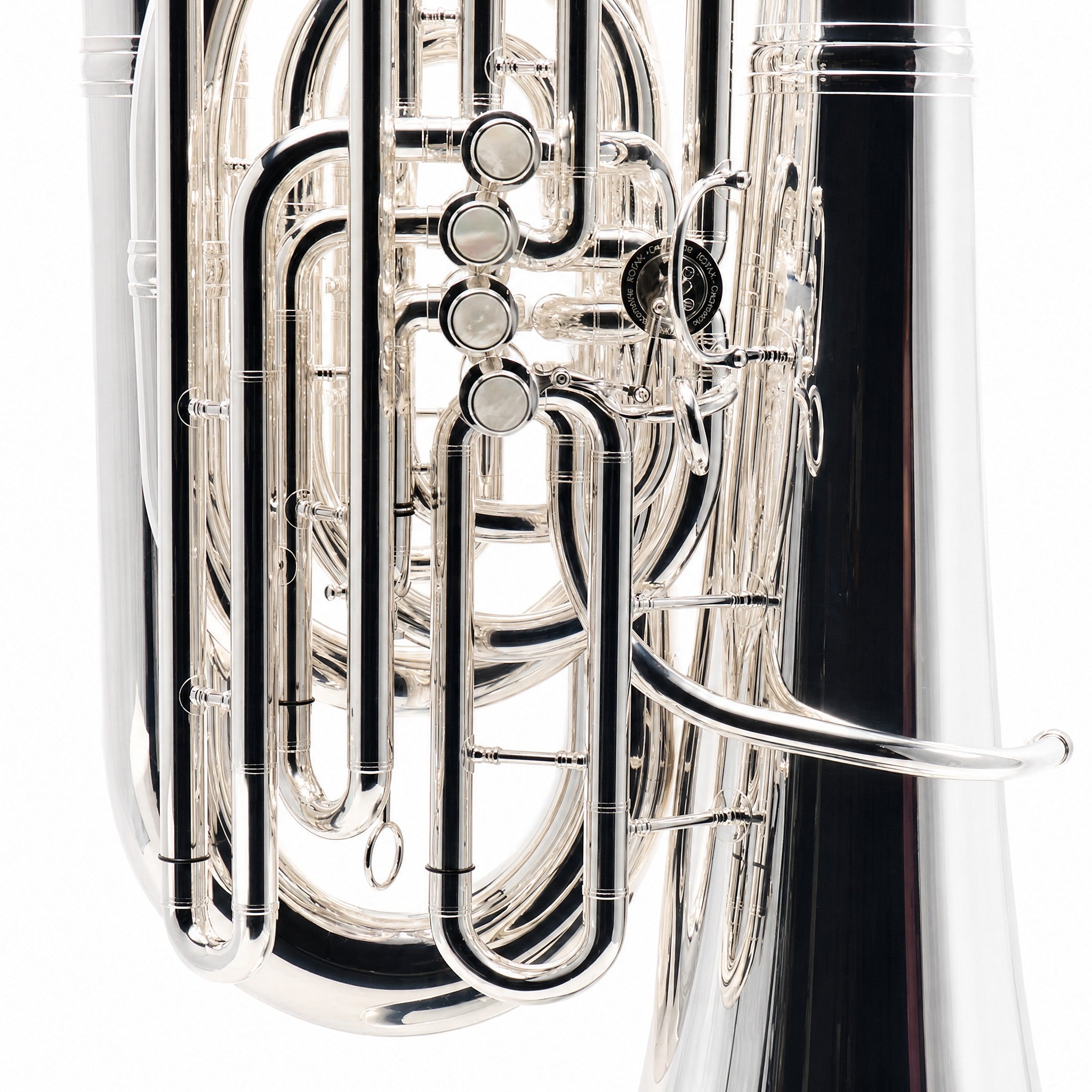 Eastman EBC832GBS Professional CC Tuba in Silver Plate