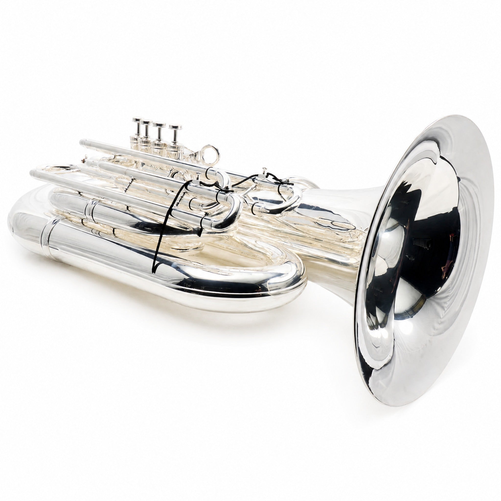 Eastman EBC832GBS Professional CC Tuba in Silver Plate