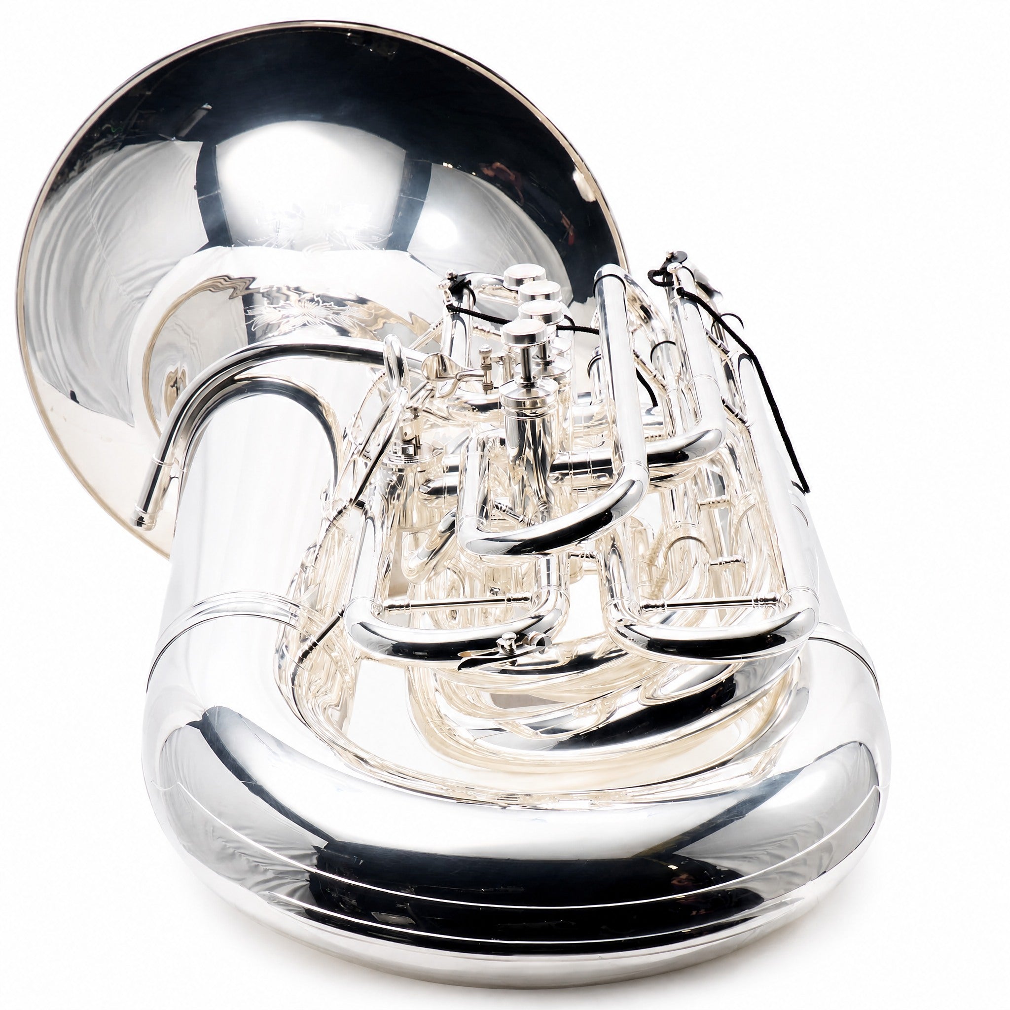 Eastman EBC832GBS Professional CC Tuba in Silver Plate