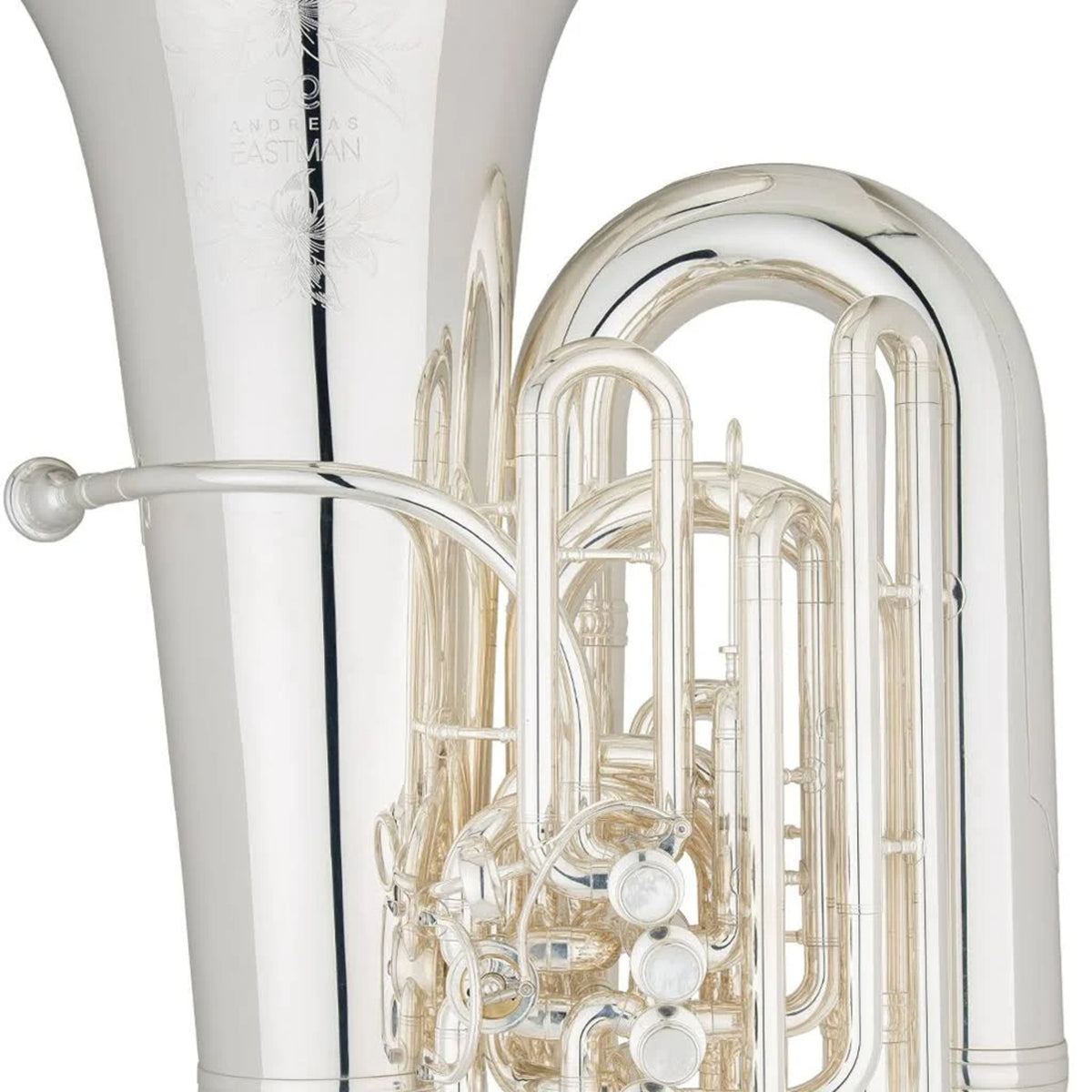 Eastman EBC836S Professional 6/4 CC Tuba in Silver Plate