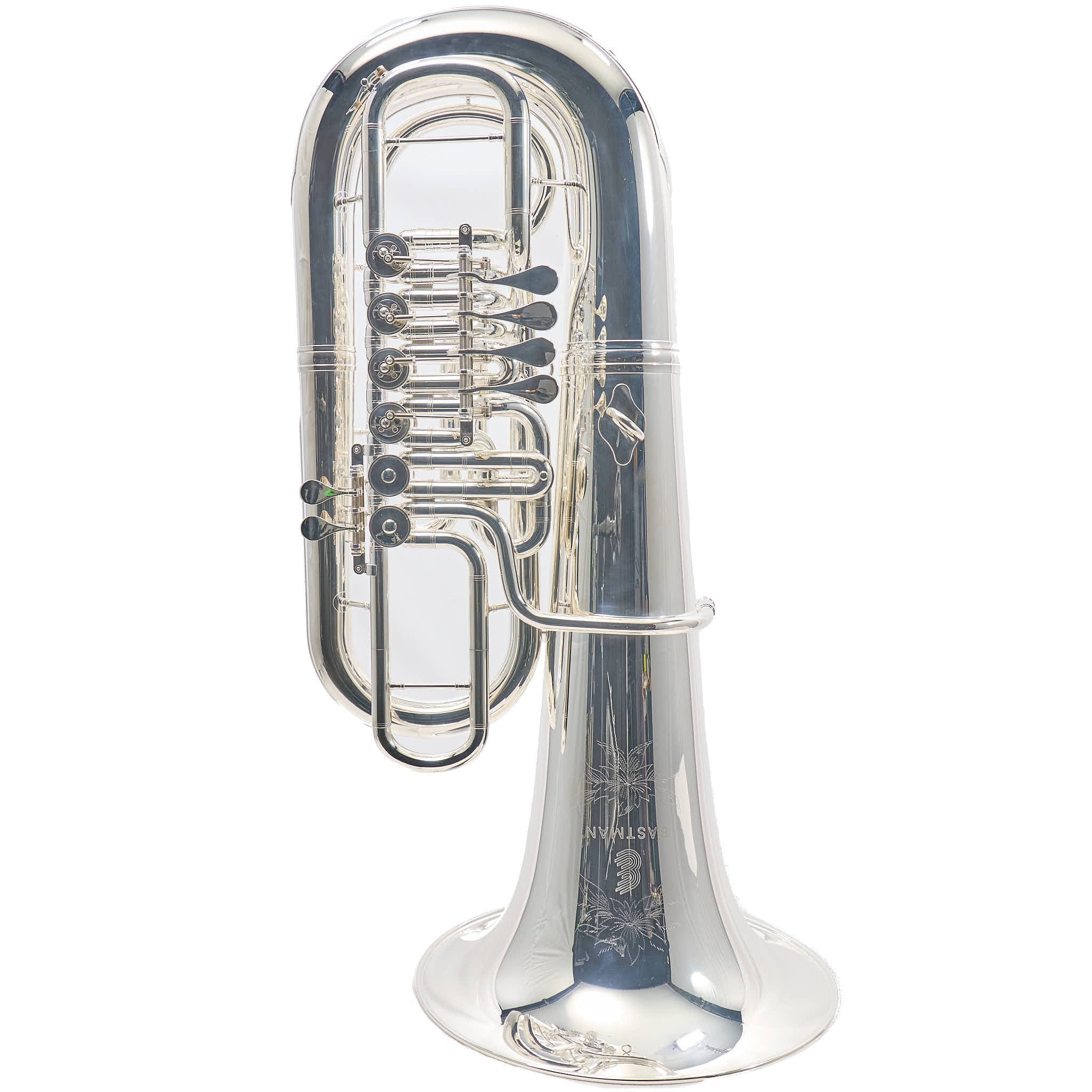 Eastman EBF866S Professional 6-Valve 4/4 F Tuba in Silver Plate