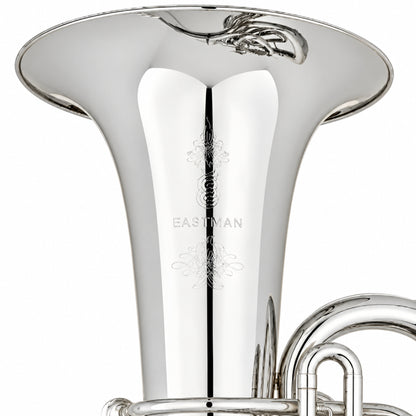 Eastman EBF867S Professional F Tuba with 6 Rotary Valves in Silver Plate
