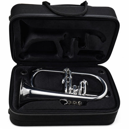 Eastman EFG412S Student Bb Flugelhorn in Silver Plate