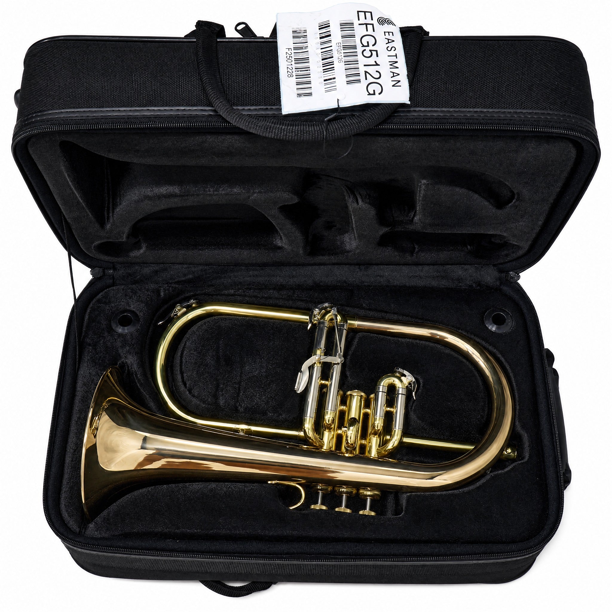 Eastman EFG512G Intermediate Bb Flugelhorn in Clear Lacquer