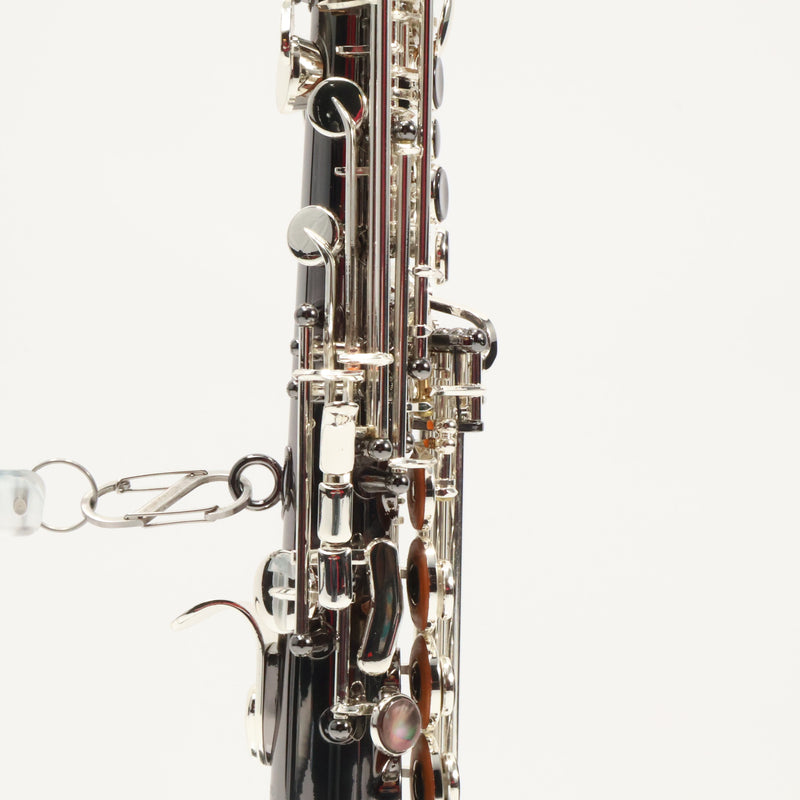 Eastman Model ESS642C-BS Soprano Saxophone Black Nickel Body SN 11532408 OPEN BOX- for sale at BrassAndWinds.com