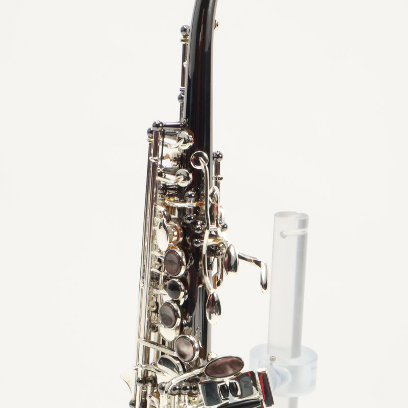 Eastman Model ESS642C-BS Soprano Saxophone Black Nickel Body SN 11532408 OPEN BOX- for sale at BrassAndWinds.com