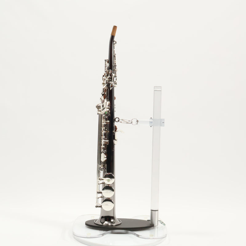 Eastman Model ESS642C-BS Soprano Saxophone Black Nickel Body SN 11532408 OPEN BOX- for sale at BrassAndWinds.com
