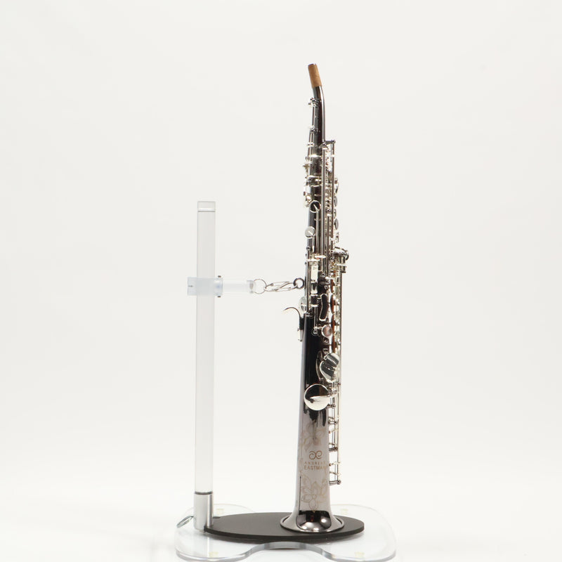 Eastman Model ESS642C-BS Soprano Saxophone Black Nickel Body SN 11532408 OPEN BOX- for sale at BrassAndWinds.com