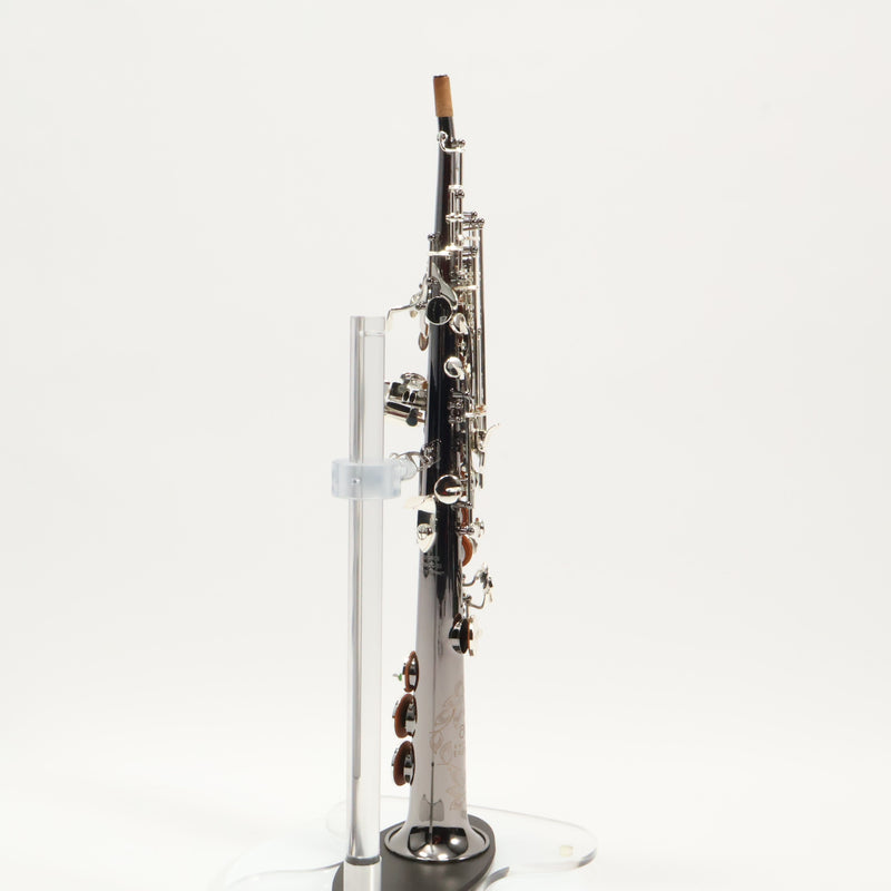 Eastman Model ESS642C-BS Soprano Saxophone Black Nickel Body SN 11532408 OPEN BOX- for sale at BrassAndWinds.com