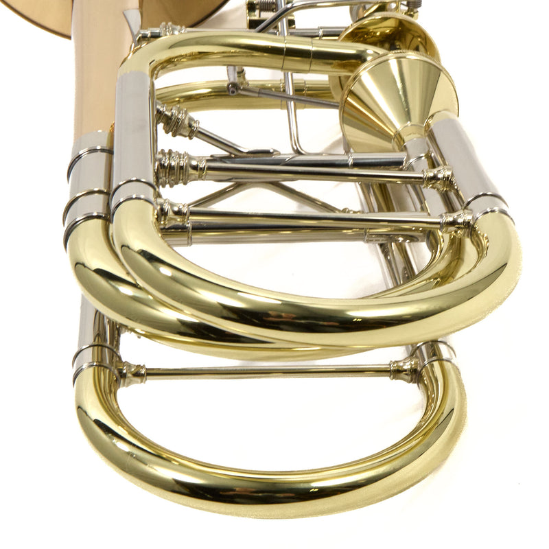 Eastman Model ETB849G Professional Bass Trombone with Axial Flow Valves BRAND NEW- for sale at BrassAndWinds.com