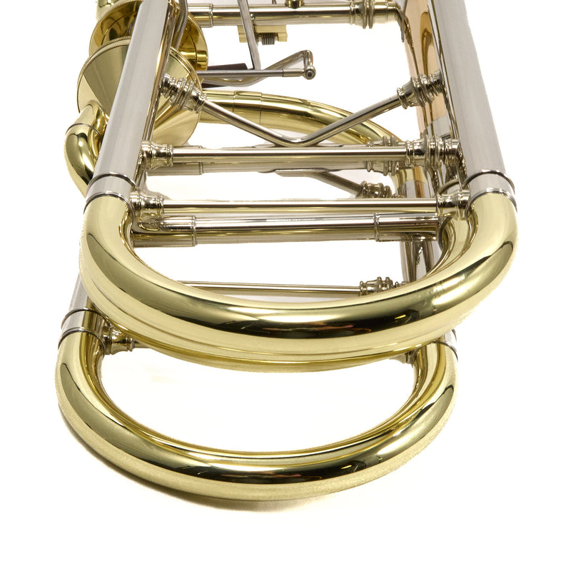 Eastman Model ETB849G Professional Bass Trombone with Axial Flow Valves BRAND NEW- for sale at BrassAndWinds.com
