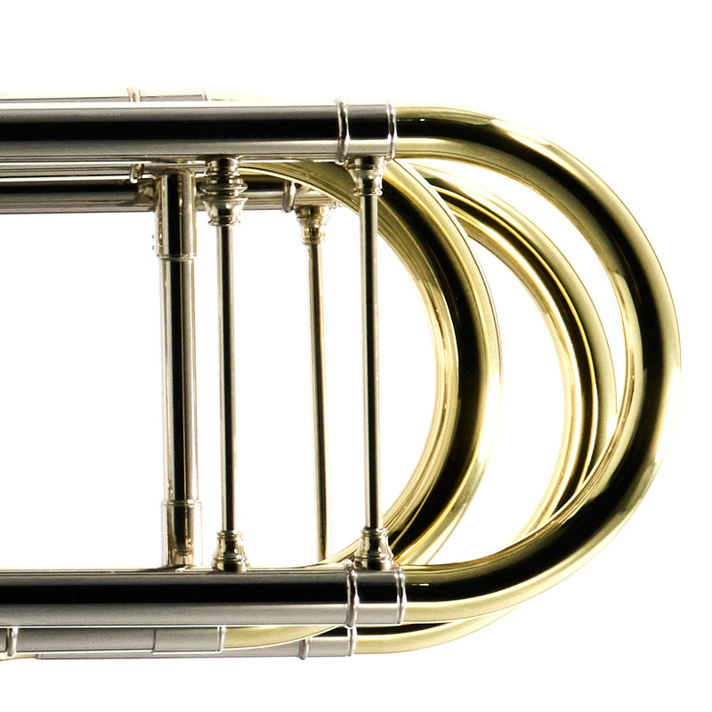 Eastman Model ETB849G Professional Bass Trombone with Axial Flow Valves OPEN BOX- for sale at BrassAndWinds.com