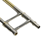 Eastman Model ETB849G Professional Bass Trombone with Axial Flow Valves OPEN BOX- for sale at BrassAndWinds.com