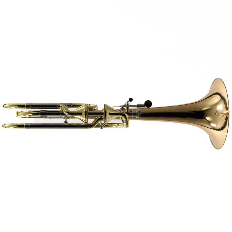 Eastman Model ETB849G Professional Bass Trombone with Axial Flow Valves OPEN BOX- for sale at BrassAndWinds.com