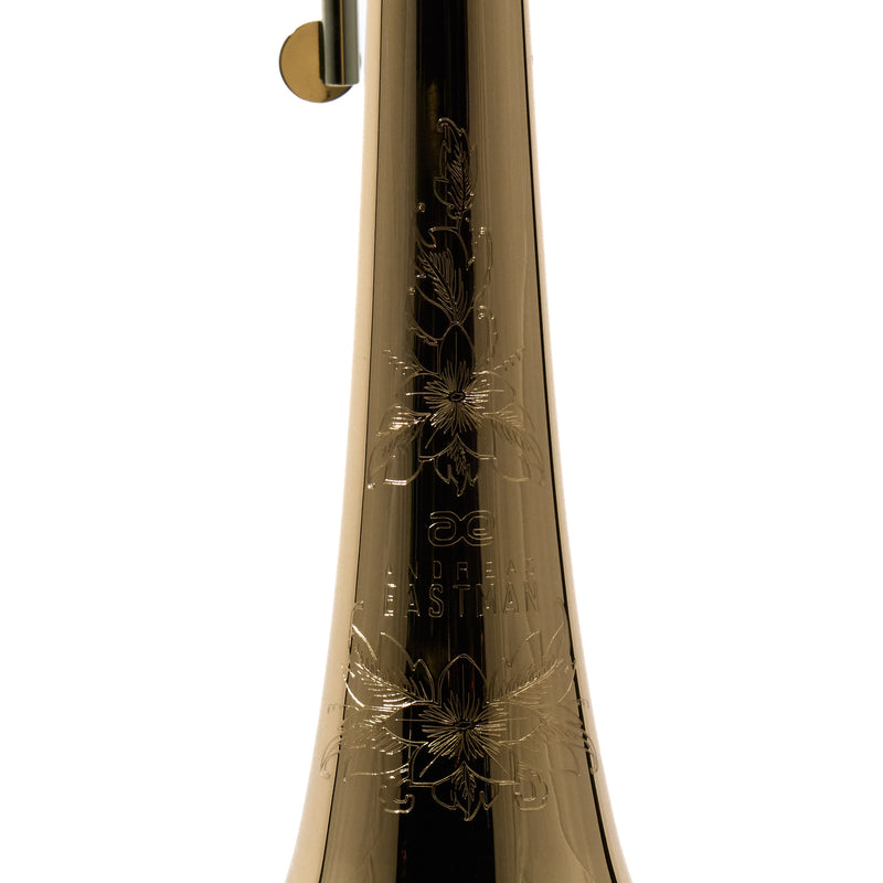 Eastman Model ETB849G Professional Bass Trombone with Axial Flow Valves OPEN BOX- for sale at BrassAndWinds.com