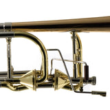 Eastman Model ETB849G Professional Bass Trombone with Axial Flow Valves OPEN BOX- for sale at BrassAndWinds.com
