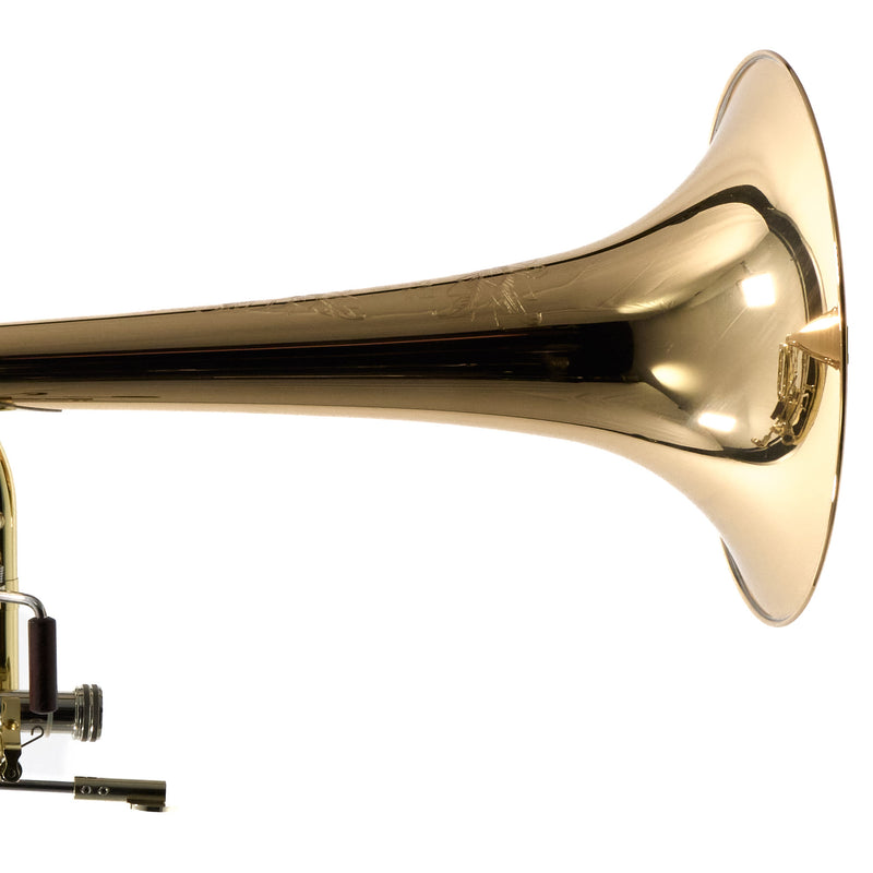 Eastman Model ETB849G Professional Bass Trombone with Axial Flow Valves OPEN BOX- for sale at BrassAndWinds.com