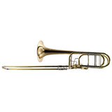 Eastman Model ETB849G Professional Bass Trombone with Axial Flow Valves OPEN BOX- for sale at BrassAndWinds.com