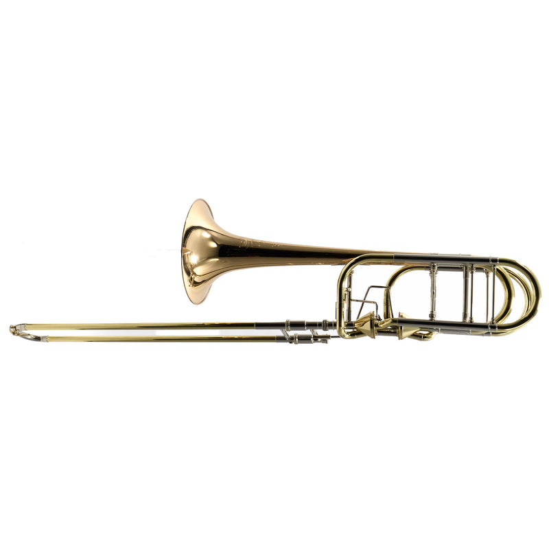 Eastman Model ETB849G Professional Bass Trombone with Axial Flow Valves OPEN BOX- for sale at BrassAndWinds.com