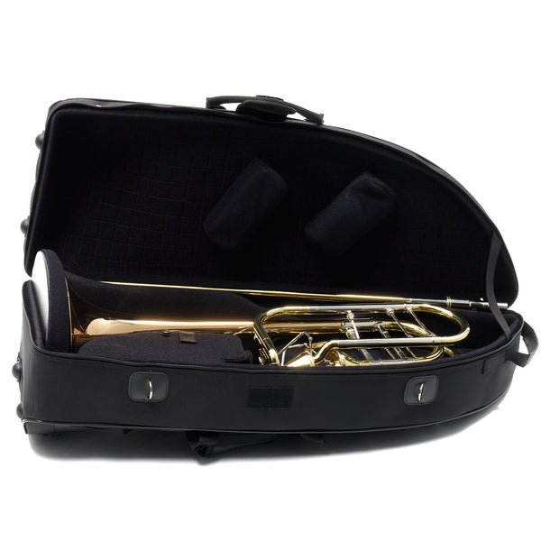 Eastman Model ETB849G Professional Bass Trombone with Axial Flow Valves OPEN BOX- for sale at BrassAndWinds.com