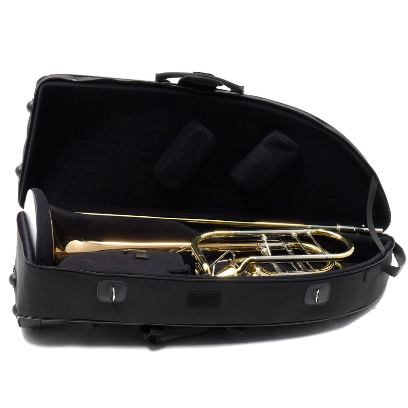 Eastman Model ETB849G Professional Bass Trombone with Axial Flow Valves OPEN BOX- for sale at BrassAndWinds.com