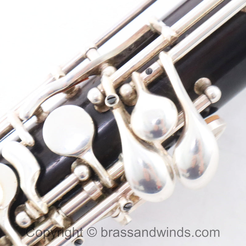 F. Loree Bass Oboe SN HW13 EXCELLENT READY TO PLAY- for sale at BrassAndWinds.com