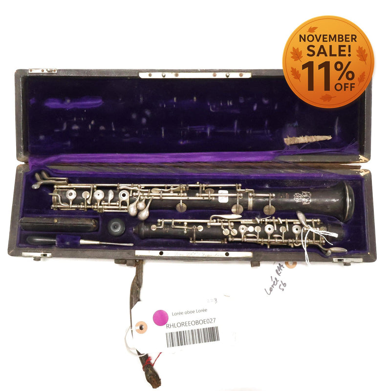 F. Loree Oboe R44 System 6 Inlaid Bell HISTORIC COLLECTION