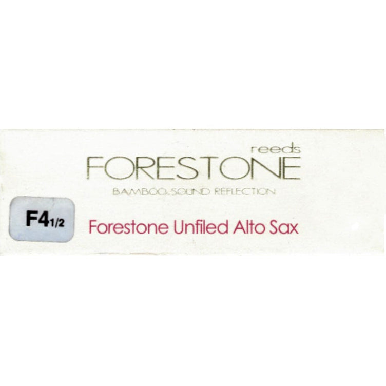 Forestone Alto Saxophone 'Unfiled' Synthetic Reed, Strength 4.5