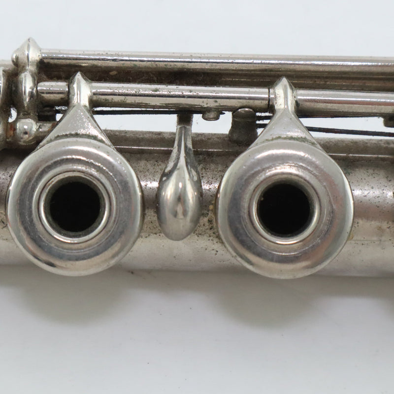 Francois Verrier Lyon Handmade Boehm Flute HISTORIC- for sale at BrassAndWinds.com